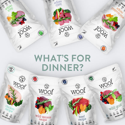 The New Zealand Natural Pet Food Co. Woof Freeze Dried Dog Food Chicken 1.76-oz