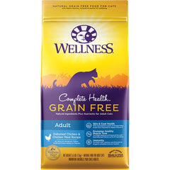 Wellness Complete Health Grain-Free Adult Dry Cat Food Deboned Chicken & Chicken Meal Recipe 5.5-lb
