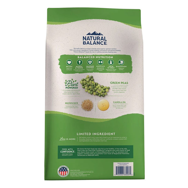 Image of Natural Balance Limited Ingredient Vegetarian Recipe Dry Dog Food 14-lb