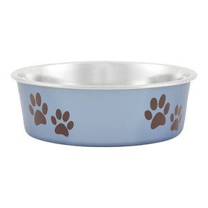Loving Pets Metallic Dog Bowl Blueberry Small, Kwik Pets