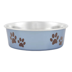 Loving Pets Metallic Dog Bowl Blueberry Small