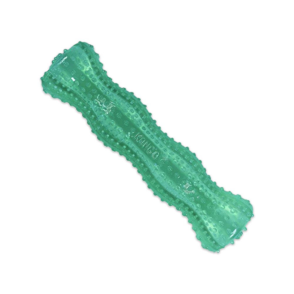 KONG Dental Squeezz Stick Dog Chew Teal, MD, KONG