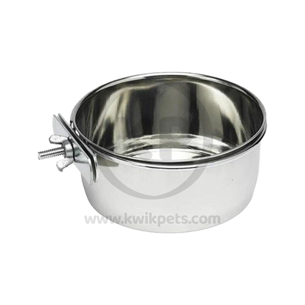 Ethical Pet Spot Stainless Steel Bird Coop Cup with Bolt Clamp