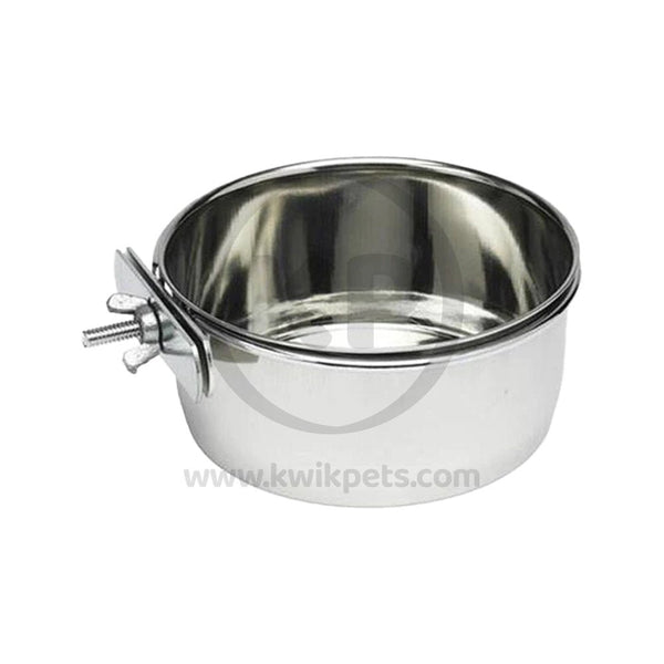 Ethical Pet Spot Stainless Steel Bird Coop Cup with Bolt Clamp