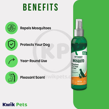 Vet's Best Mosquito Repellent for Dogs 8 fl oz, Vet's Best
