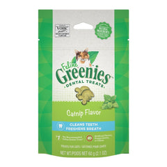 Greenies Feline Catnip Flavor Dental Treats for Cats 2.5-oz