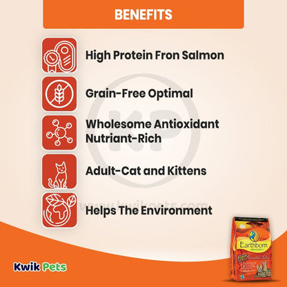Benefits of Earthborn Holistic Primitive Feline Grain-Free Dry Cat Food 14-lb