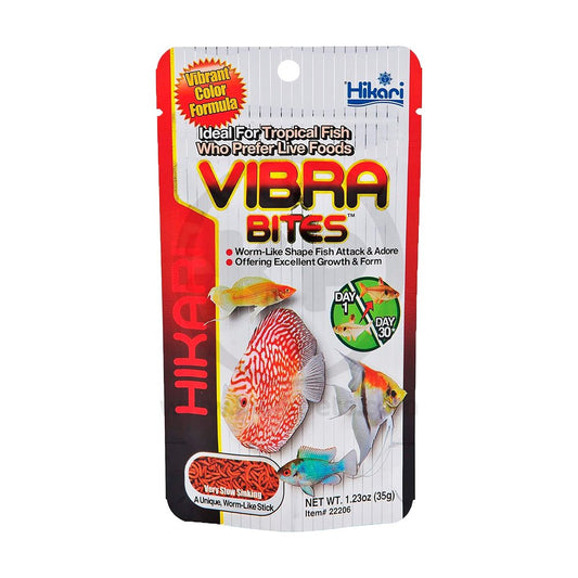 Hikari USA Vibra Bites Tropical Fish Food, 1.23-oz, Hikari