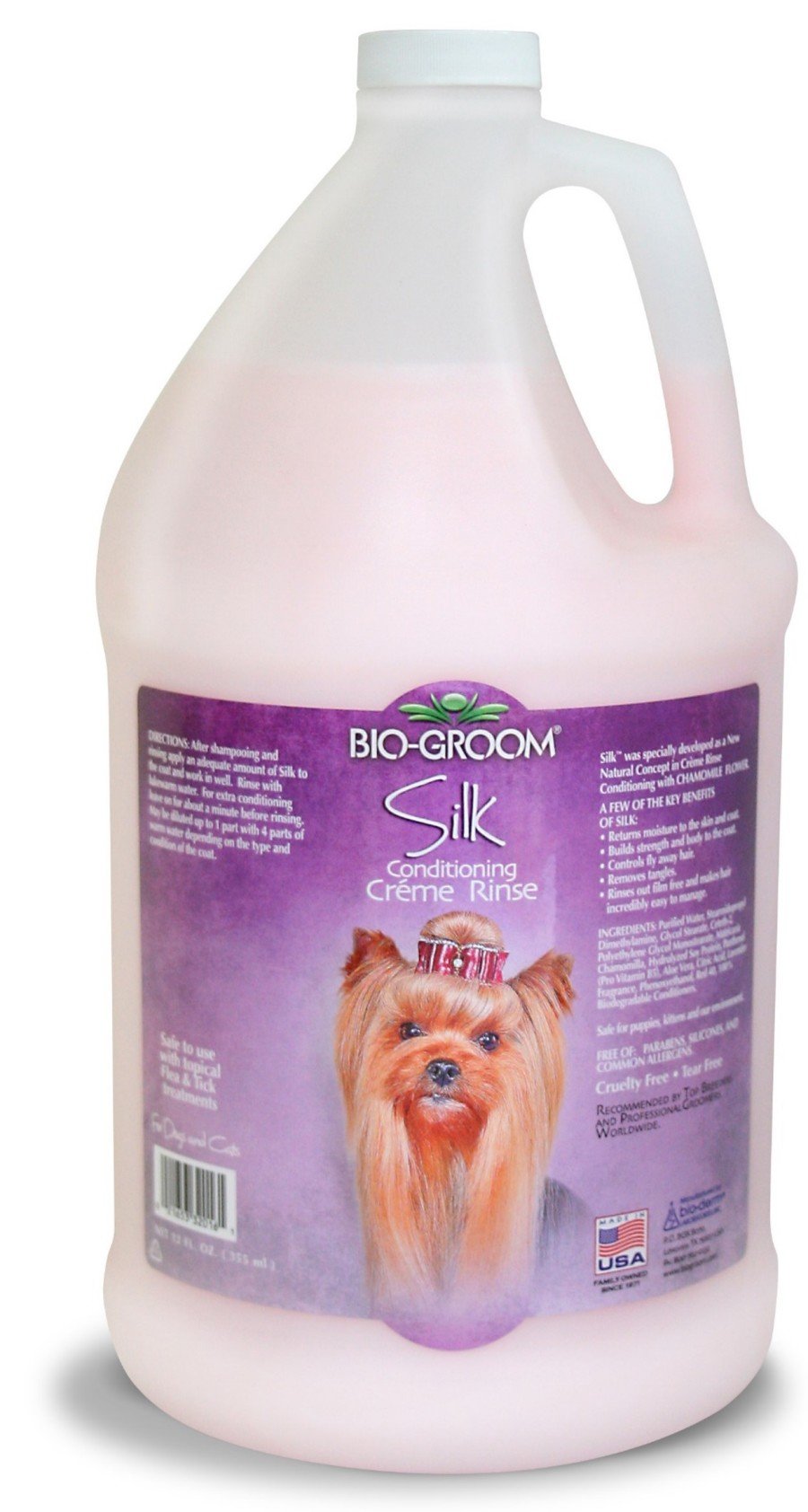 Bio Groom Silk Conditioning Cream Rinse For Dogs 1 gal