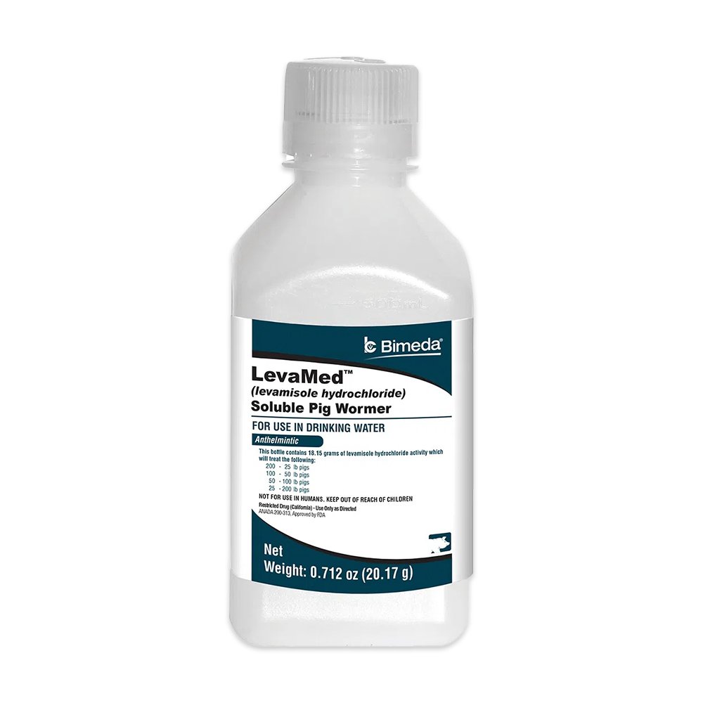 Durvet Levamed Soluble Pig Wormer 20.17grm, Durvet