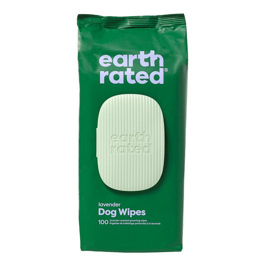 Earth Rated Dog Grooming Wipes Lavender 100 Count, Earth Rated