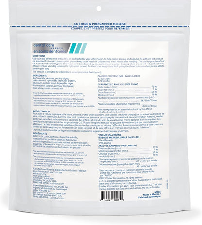 Virbac C.E.T. Enzymatic Dental Chews for Dogs Small 8.5-oz
