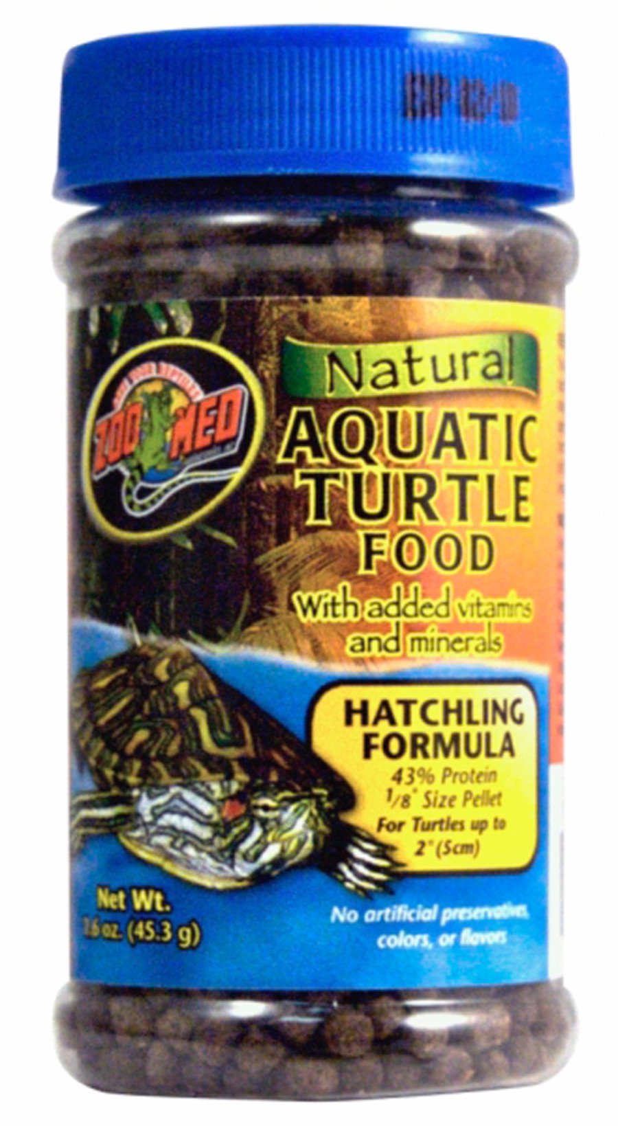 Zoo Med Aquatic Turtle Micro Pellet Hatchling Food 1.6-oz