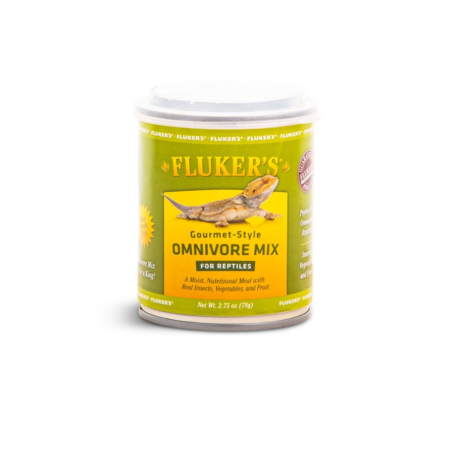 Fluker's Gourmet-Style Canned Omnivore Mix Reptile Food 2.75-oz
