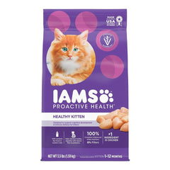 IAMS Proactive Health Kitten Dry Cat Food Chicken 3.5-lb
