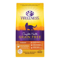 Wellness Complete Health Grain-Free Indoor Adult Dry Cat Food Deboned Chicken & Chicken Meal Recipe 5.5-lb
