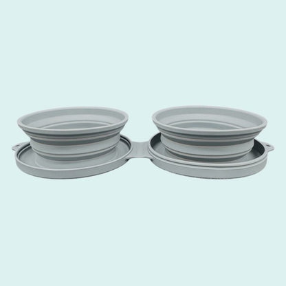 Koira Collapsible Travel Silicone Dog Bowl Set, Kwik Pets