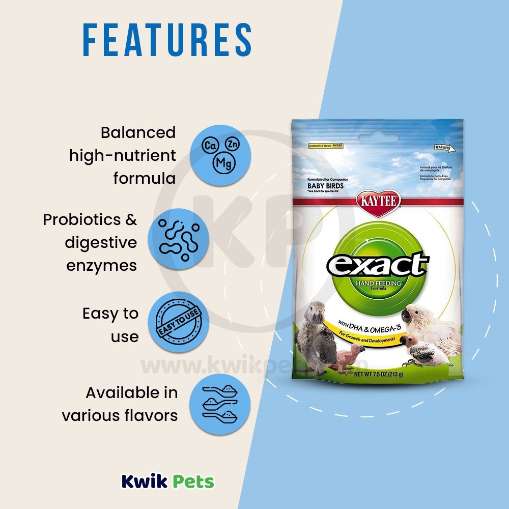 Kaytee Exact Handfeeding Baby Bird 7.5oz, Kaytee