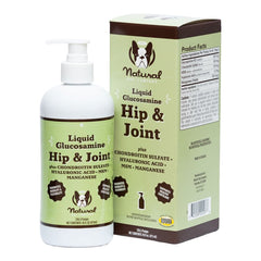 Natural Dog Company Hip & Joint Oil Liquid Glucosamine Supplement for Dogs 16-oz