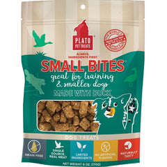 Plato Small Bites Duck Grain-Free Dog Treats 6-oz