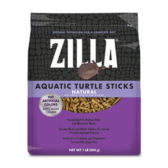 Zilla Aquatic Turtle Sticks Turtle Food 1-lb