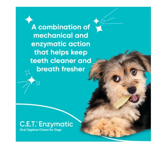 Virbac C.E.T. Enzymatic Dental Chews for Dogs Large 1.13-lb