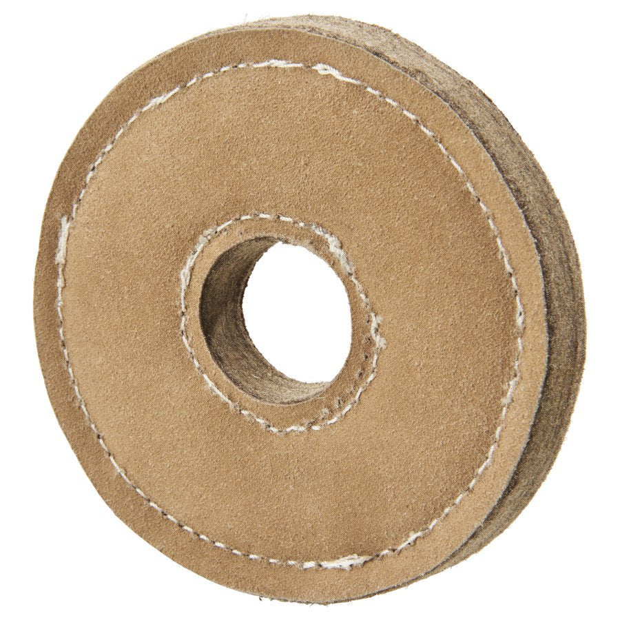 Spot Dura-fuse Leather Chunkies Ring  Dog Toy 6-in