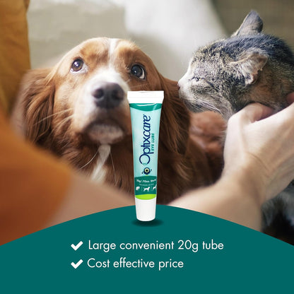 Optixcare Eye Lube Lubricant Gel for Dogs, Cats & Horses 0.70 oz