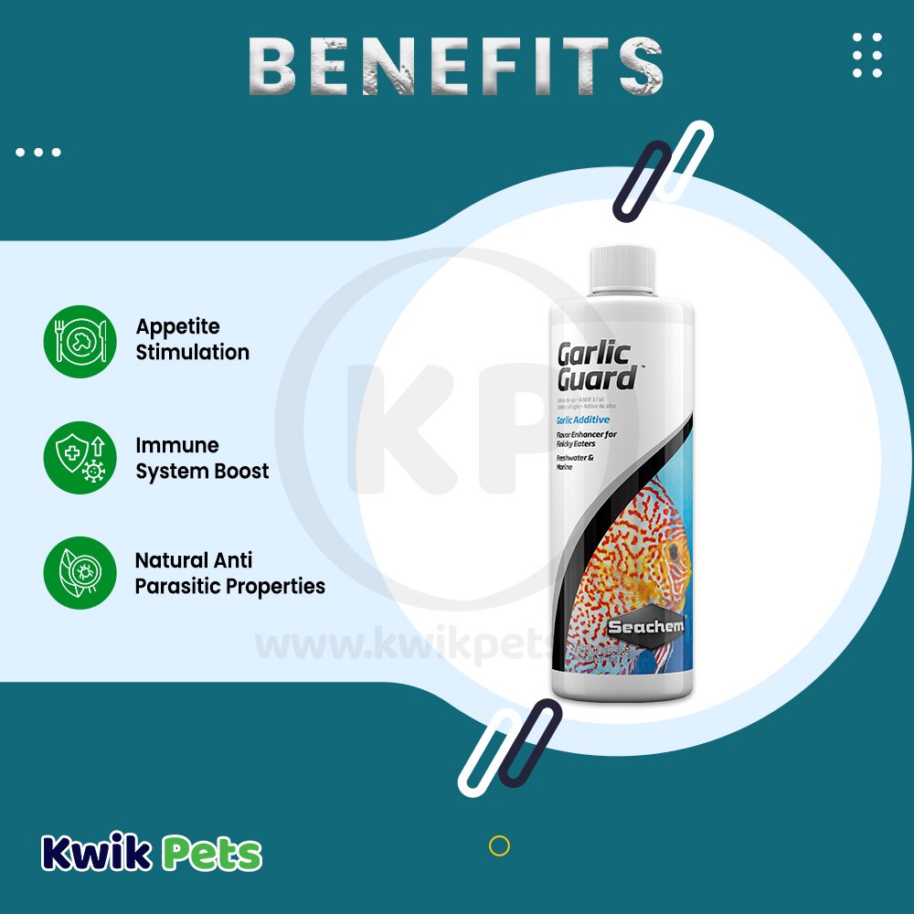 Seachem GarlicGuard Concentrated Garlic Supplement Benefits