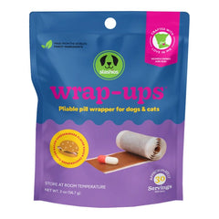Stashios Wrap-Ups Pill Wrapper Treats for Dogs & Cats Bacon Cheeseburger Flavor 30 Count 2-oz