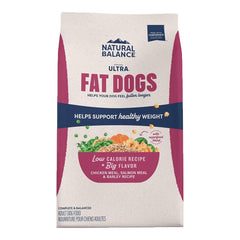 Natural Balance Pet Foods Original Ultra Fat Dogs Dry Food Chicken Meal Salmon Meal & Barley 4-lb