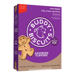 Cloud Star Buddy Biscuits Crunchy Dog Treats Assorted Flavors 16-oz