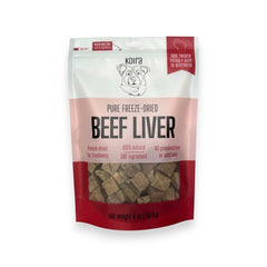 Koira Freeze-Dried Beef Liver Dog Treats 4-oz