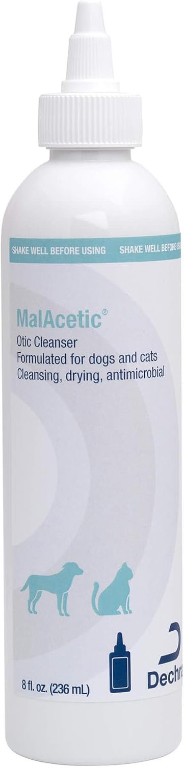 Dechra MalAcetic ULTRA Otic Cleanser for Dogs, Cats & Horses 8-oz