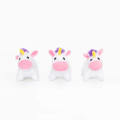 ZippyPaws Miniz Unicorns Dog Toy White Small/Medium