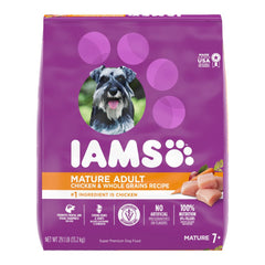 IAMS Mature Adult Senior Dry Dog Food Real Chicken 29.1-lb