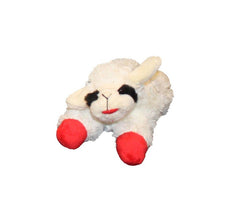 Multipet Lamb Chop Plush Dog Toy White Small 6-in