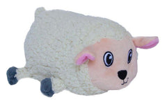 Outward Hound Fattiez Sheep Plush Dog Toy White Medium