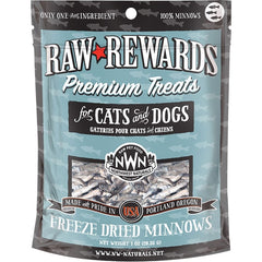 Northwest Naturals Raw Rewards Premium Freeze Dried Dog & Cat Treats Minnow 10-oz