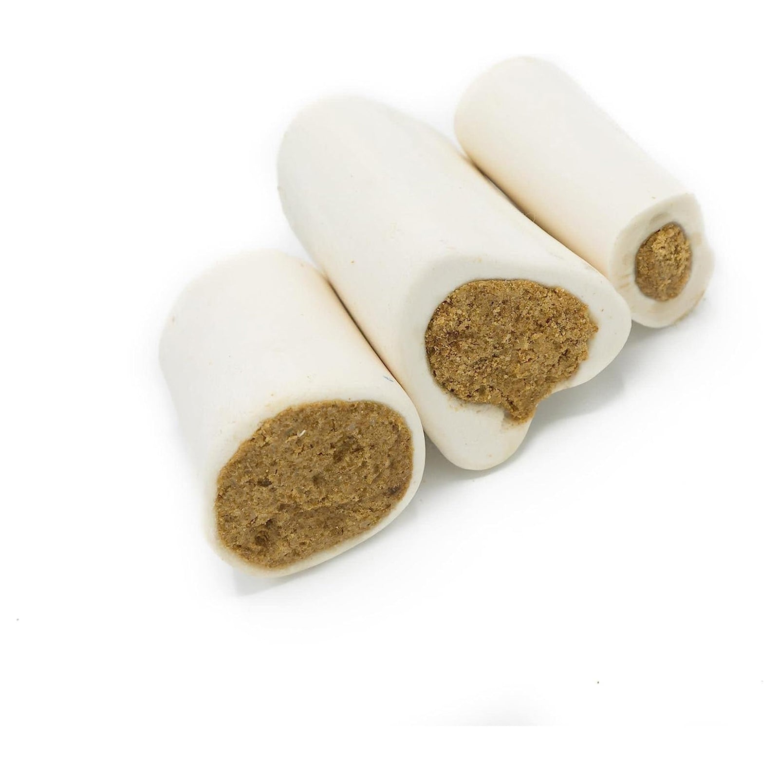 Barkworthies 3-4" Stuffed Beef Bone with Bacon & Cheese Dog Chews Image