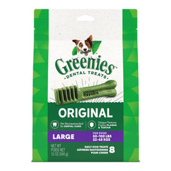 Greenies Original Dog Dental Treats Large 12-oz  8 Count