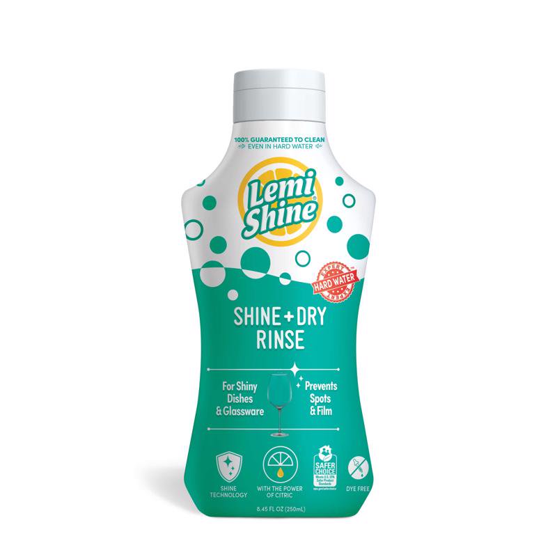 Lemi Shine Lemon Scent Gel Dishwasher Rinse Aid 8.45 oz 1 pk (020185007)