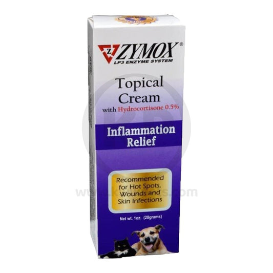 Zymox Cream w/ .5% hydrocortisone - 1-oz. tube