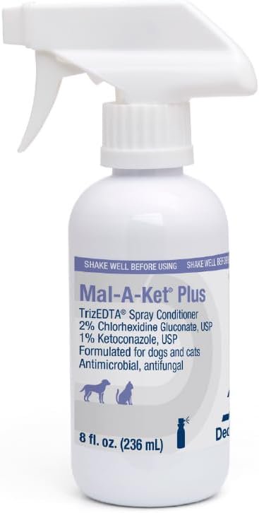 Dechra Mal-A-Ket Plus TrizEDTA Spray Conditioner for Dogs & Cats 8-oz, Kwik Pets