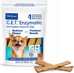 Virbac C.E.T. Enzymatic Dental Chews for Dogs Extra Small 8.4-oz