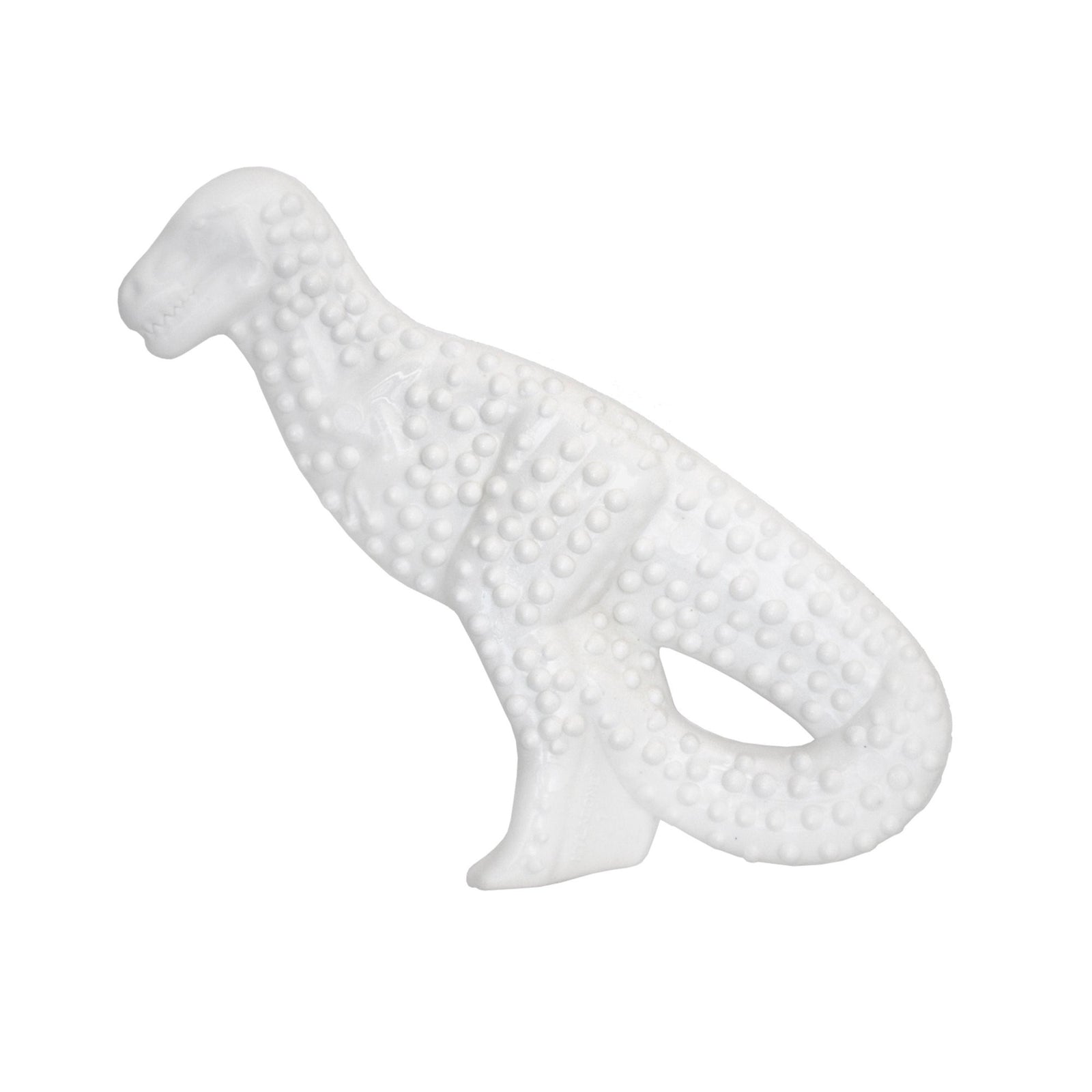 Real Image of Nylabone Power Chew Dental Dinosaur Dog Toy Chicken White Small/Regular - Up To 25 Ibs