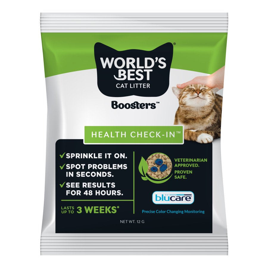 World's Best Boosters Health Check-In Cat Litter Additive, Kwik Pets