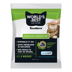 World's Best Boosters Health Check-In Cat Litter Additive 12 Gram