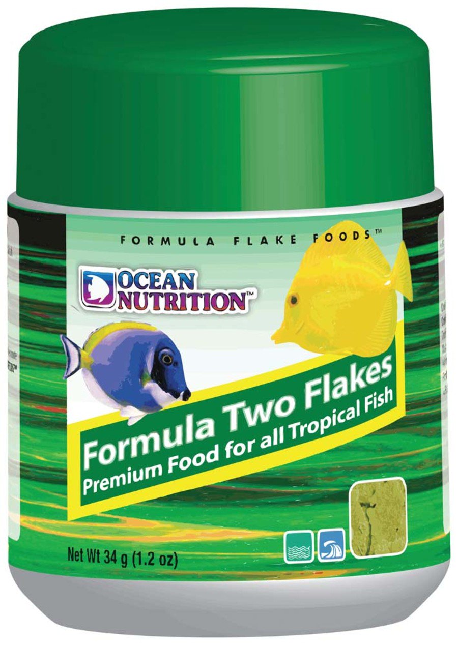 Ocean Nutrition Formula Two Flakes Fish Food 1.2-oz