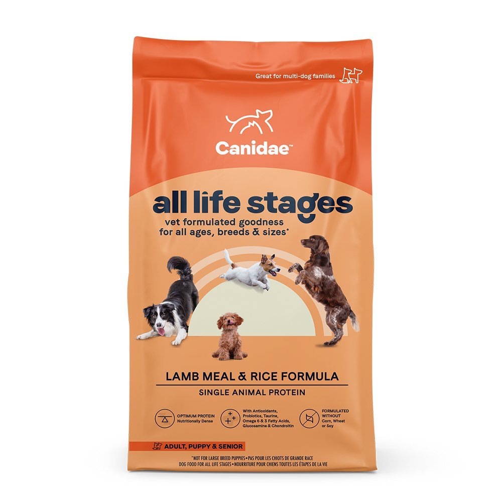 CANIDAE All Life Stages Dry Dog Food Lamb Meal & Rice Formula 5-lb